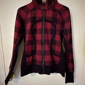 ✨Rare✨ Lululemon Scuba Hoodie - Buffalo Check size 8